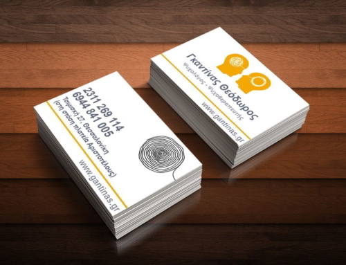 Business card Gantinas Theodoros Psychologist