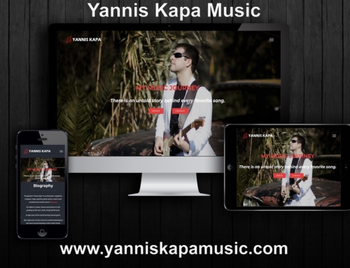 Yannis Kapa Musician Website Presentation